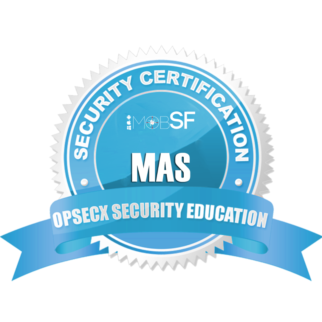 OPSECX MAS badge